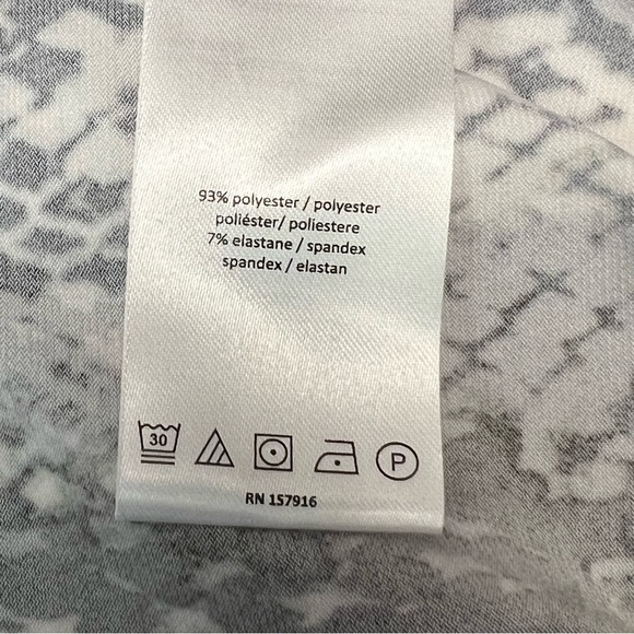 C.Wonder Christian Siriano Women’s Black & White Hi-Low Printed Dress Size XL - Picture 8 of 9